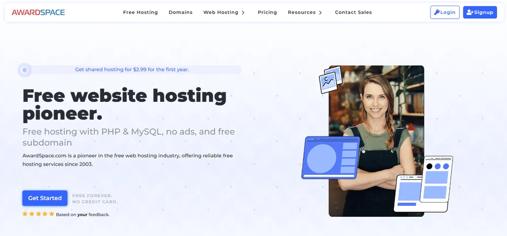 AwardSpace 德国老牌PHP免费1G容量虚拟主机-Cool享博客