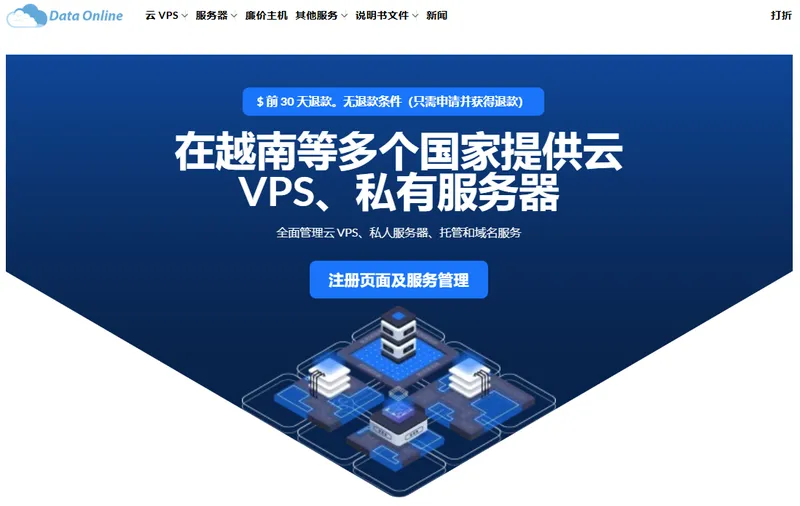 Dataonline 越南1G虚拟主机，支持PHP+MySQL，国内速度不错-Cool享博客